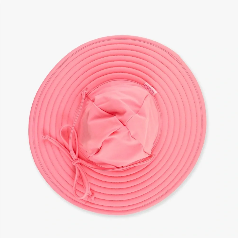 RuffleButts Kids Girl Bubblegum Pink Sun Hat 0-12 months 12 months-2T